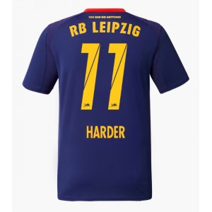 Fotbalové Dres RB Leipzig Conrad Harder #11 Venkovní Oblečení 2025-26 Krátký Rukáv